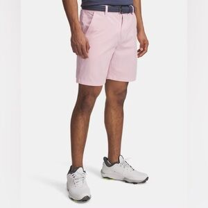UA DRIVE MENS 8” SHORTS COLOR PRIME PINK